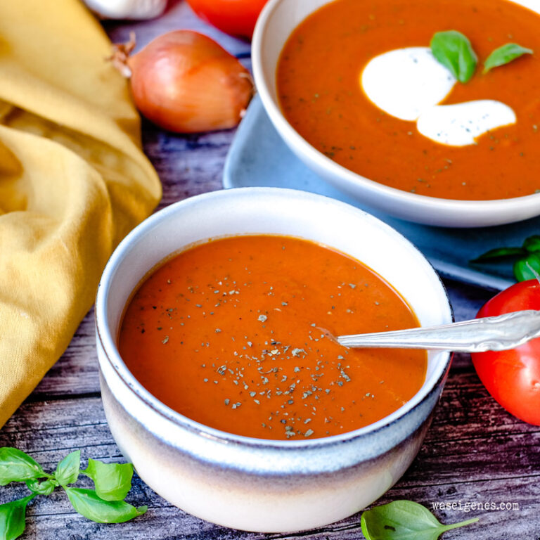 Tomatensuppe ganz einfach und schnell gekocht | waseigenes.com