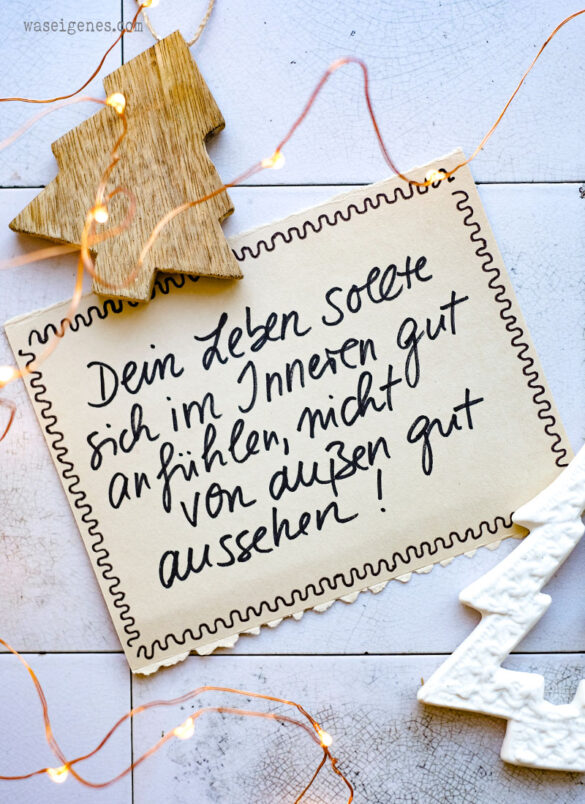 Adventskalender der guten Gedanken 2023, Türchen Nr. 1 | waseigenes.com