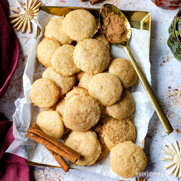 Rezept: Zimtkekse - ganz einfach! Weihnachtsplätzchen backen, waseigenes.com