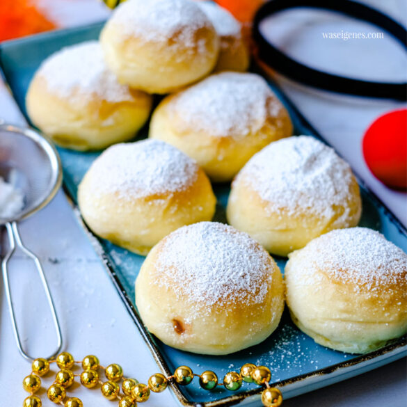 Rezept für leckere Ofenberliner - Berliner aus dem Backofen | waseigenes.com