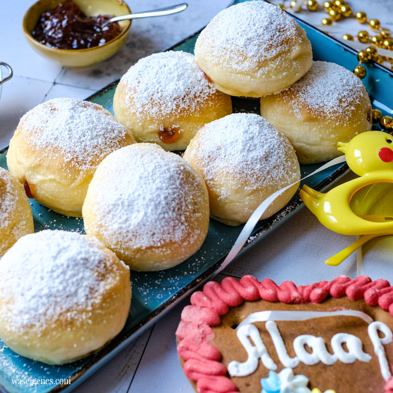 Rezept für leckere Ofenberliner - Berliner aus dem Backofen | waseigenes.com