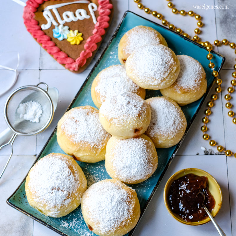 Rezept für leckere Ofenberliner - Berliner aus dem Backofen | waseigenes.com