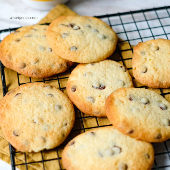 Cookies mit Schokotropfen - ganz einfaches Rezept