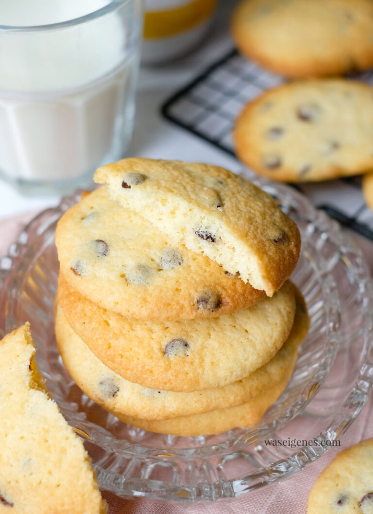 Cookies mit Schokotropfen - ganz einfaches Rezept