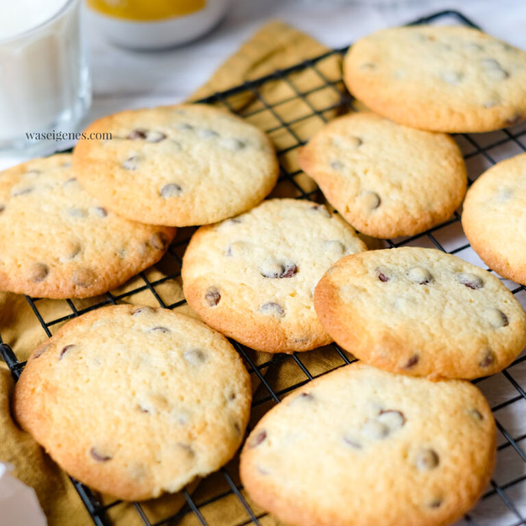 Cookies mit Schokotropfen - ganz einfaches Rezept