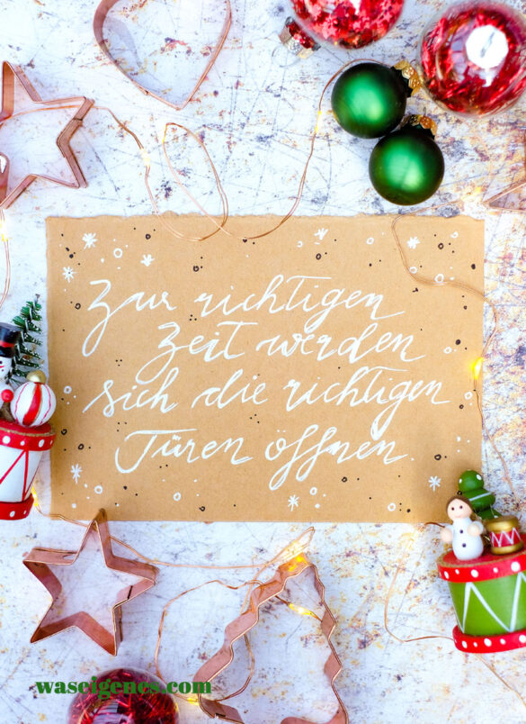 Adventskalender der guten Gedanken ~ Türchen Nr. 22 - Zur richtigen Zeit werden sich die die richtigen Türen öffnen!| waseigenes.com