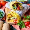 Rezept: Kartoffel Wrap | einfache kreative Küche, gesunder Lunch, toller Snack, sättigendes Abendessen | waseigenes.com