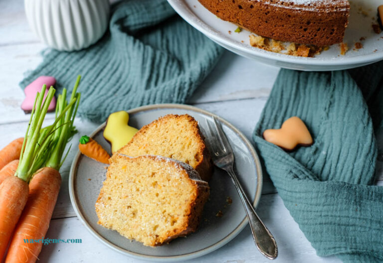 Marzipan-Möhren-Kuchen – saftig, aromatisch und nussig