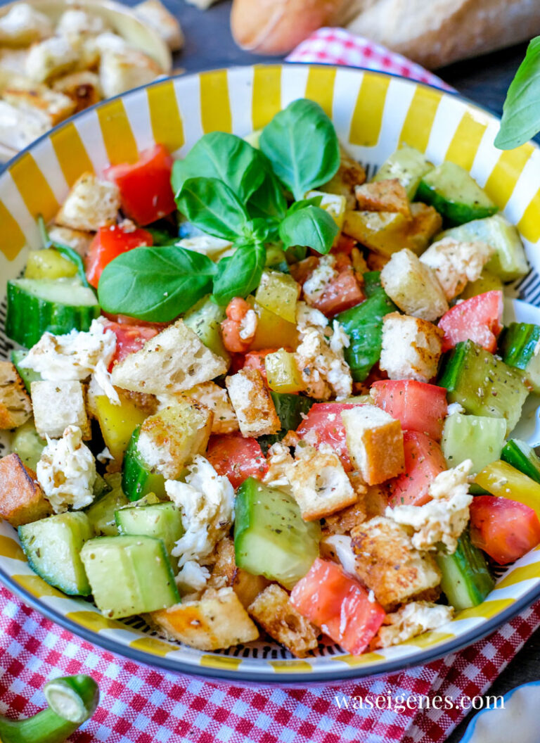 Verwunderlich Brotsalat Rezept Einfach Ebenbild