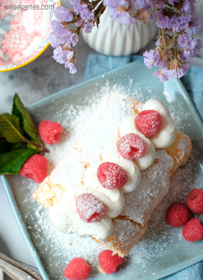 REZEPT: Himbeerrolle mit Quark-Sahne und fruchtigen Himbeeren | waseigenes.com