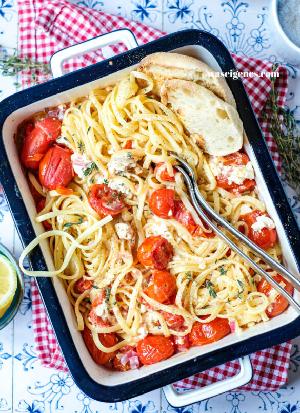 Rezept: Baked Feta Pasta | waseigenes.com