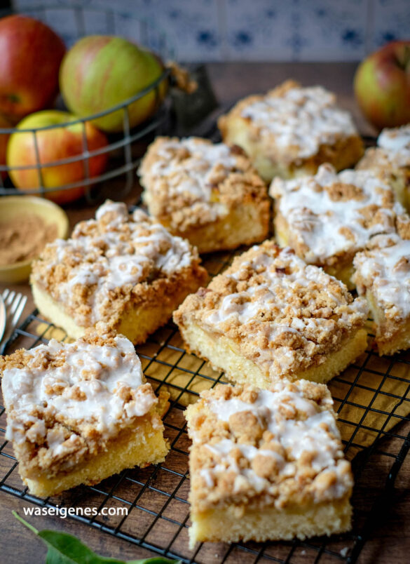 Rezept: Apfelkuchen mit Zimtstreuseln - köstlicher Herbstkuchen | waseigenes.com