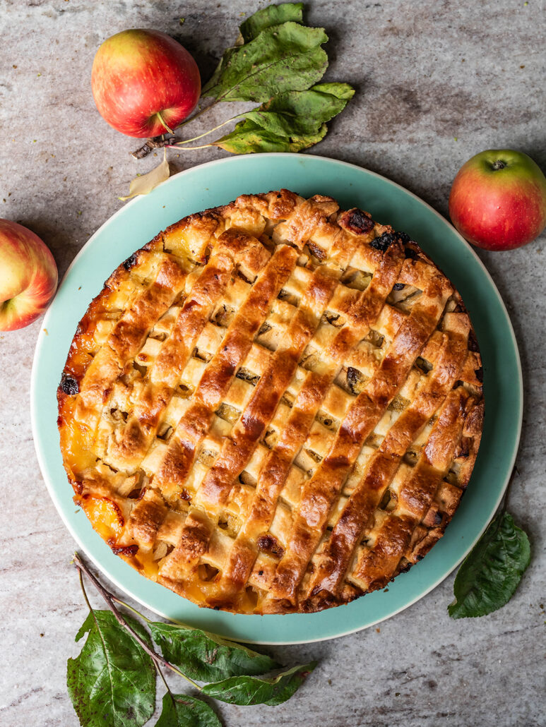 Holländischer Apfelkuchen (Appeltaart) - S-Küche