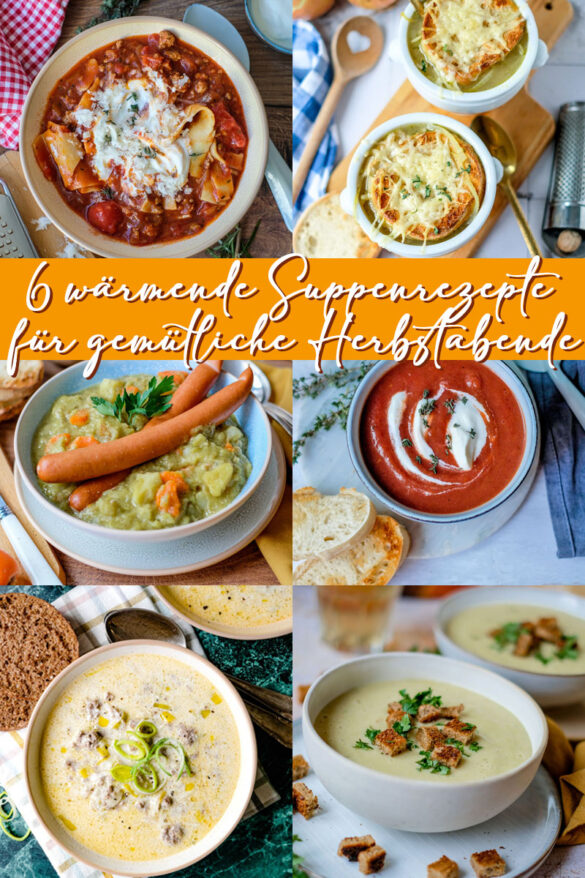 6 wärmende Suppenrezepte für gemütliche Herbstabende