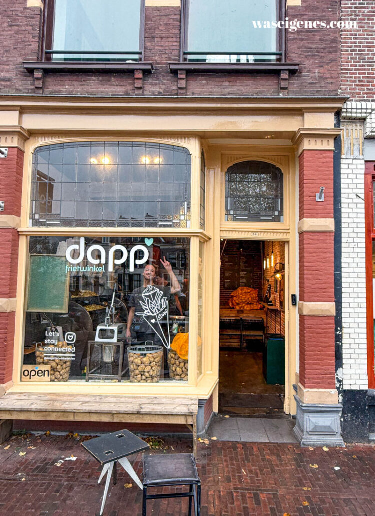 Leiden - Dapp, De lekkerste biologische friet van Nederland | waseigenes.com | Leiden Tipps
