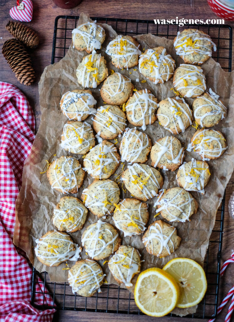 Zitronen-Mohn-Plätzchen – knusprig, frisch & unglaublich einfach