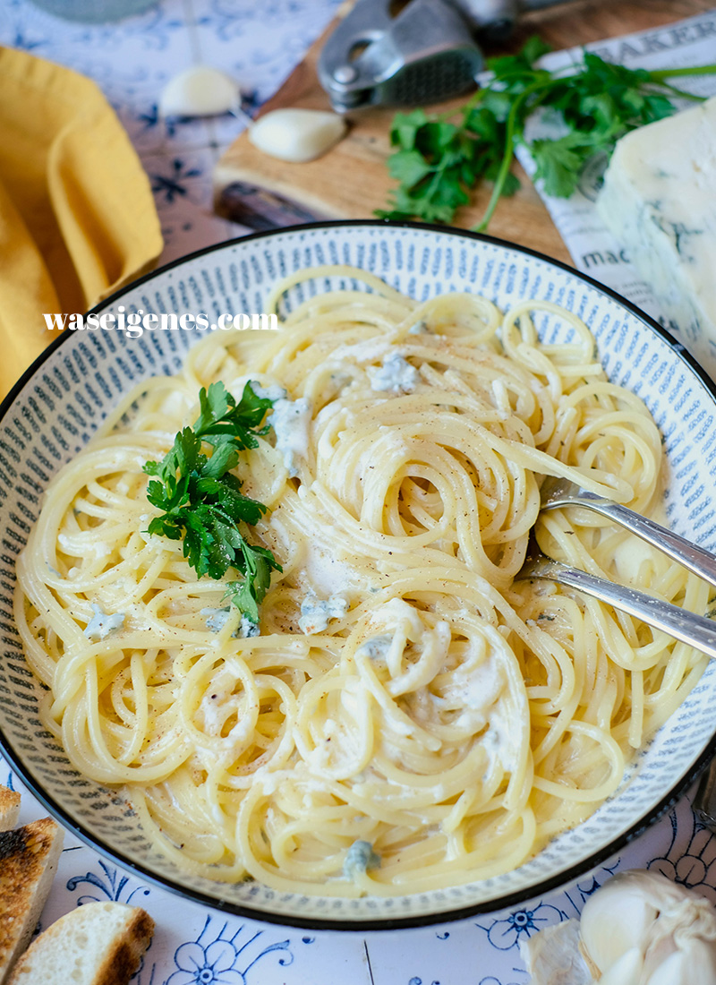 Spaghetti mit Gorgonzola-Soße – cremiges Wohlfühlessen in 20 Minuten