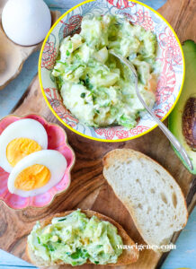 Cremiger Eiersalat mit Avocado | waseigenes.com