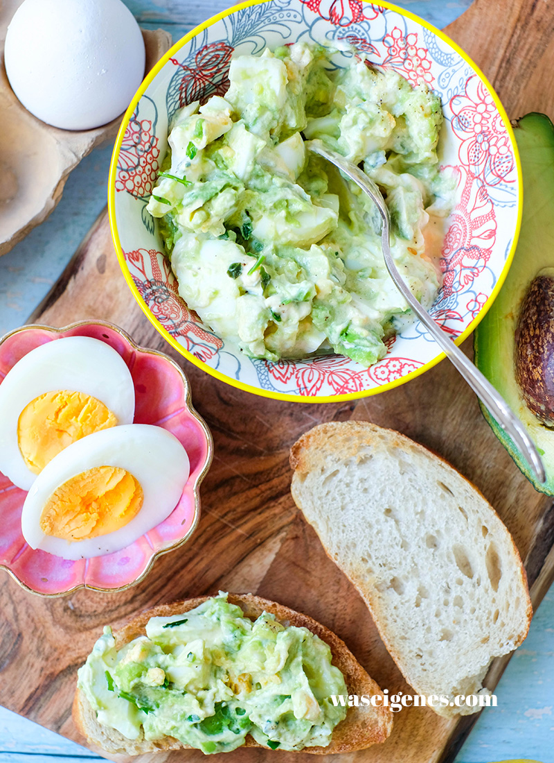 Cremiger Eiersalat mit Avocado | waseigenes.com