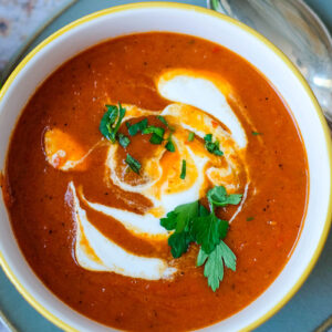 Möhren-Paprika-Suppe, einfaches Rezept, waseigenes.com
