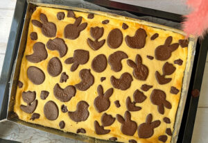 Russischer Zupfkuchen vom Blech mit Aprikosen – frühlingshaft & perfekt für Ostern