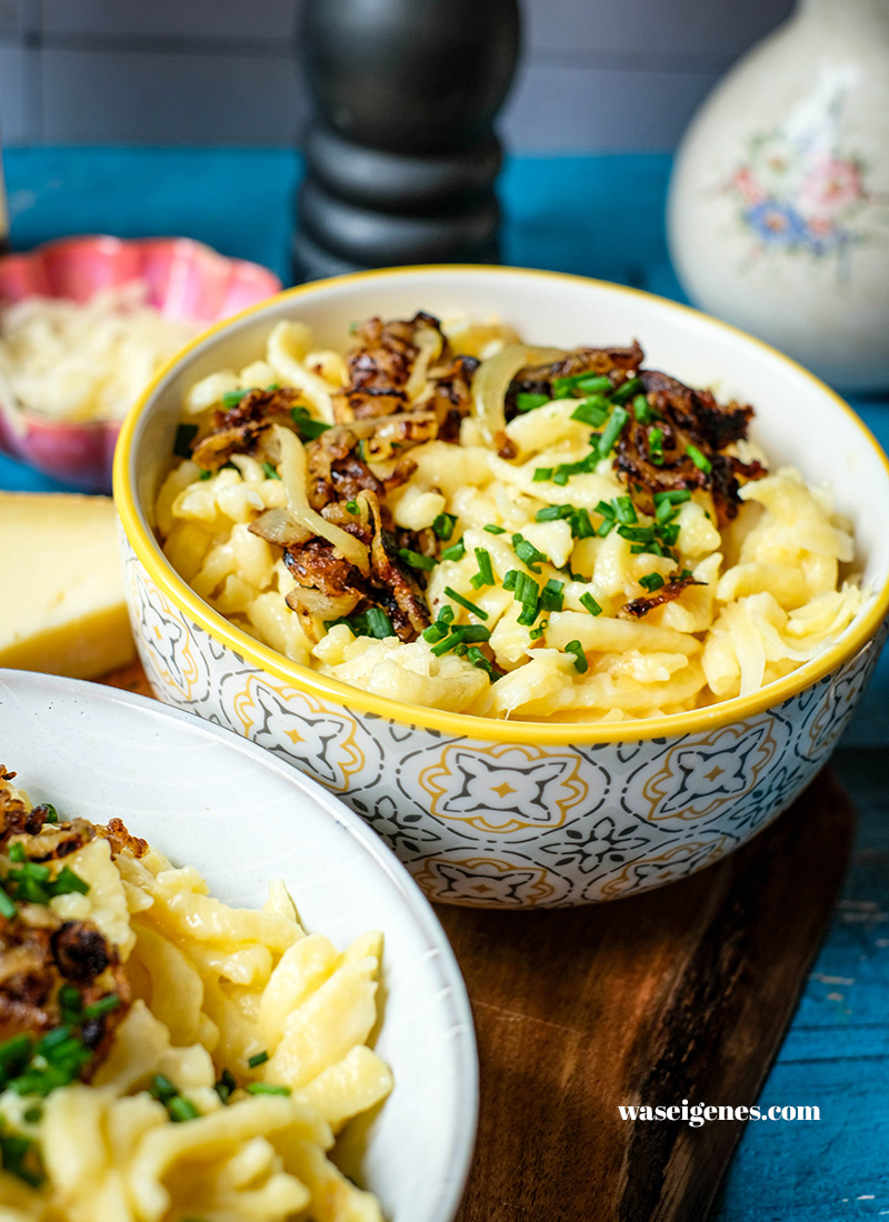 Käsespätzle mit Röstzwiebeln – das schnelle Wohlfühlessen