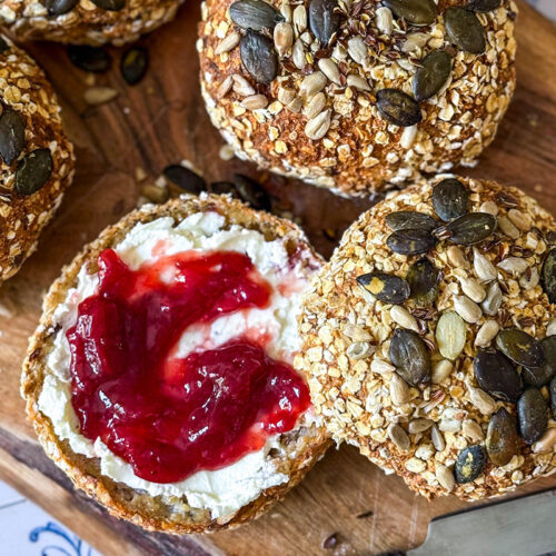 Schnelle Haferflocken Brötchen ohne Hefe – einfach & sättigend