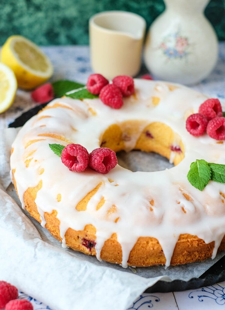 Rezept: Himbeer Zitronen Kuchen, ganz einfaches Rezept, Sommerkuchen, waseigenes.com