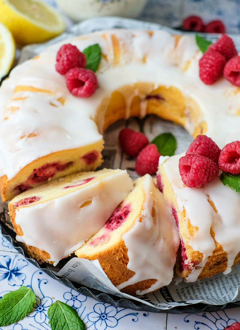 Rezept: Himbeer Zitronen Kuchen, ganz einfaches Rezept, Sommerkuchen, waseigenes.com