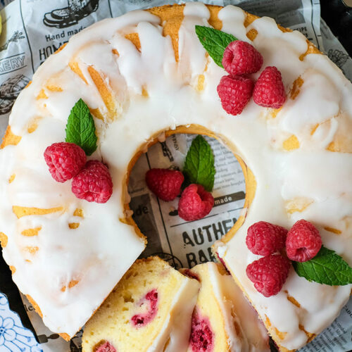 Rezept: Himbeer Zitronen Kuchen, ganz einfaches Rezept, Sommerkuchen, waseigenes.com