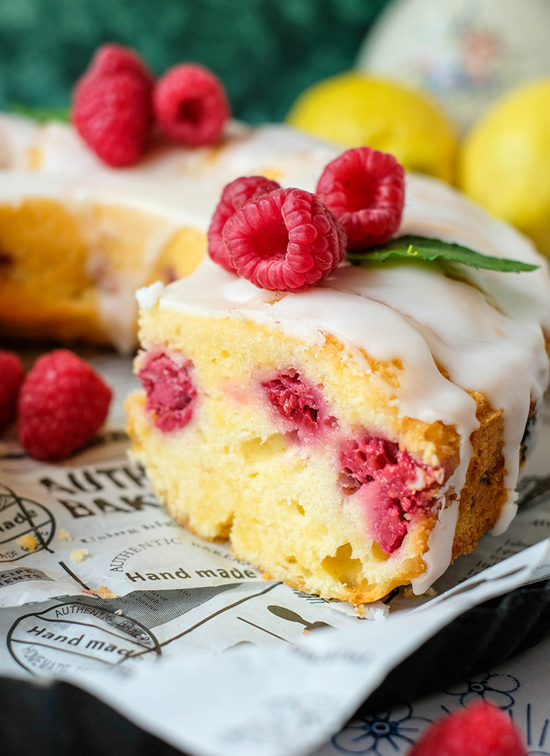 Rezept: Himbeer Zitronen Kuchen, ganz einfaches Rezept, Sommerkuchen, waseigenes.com