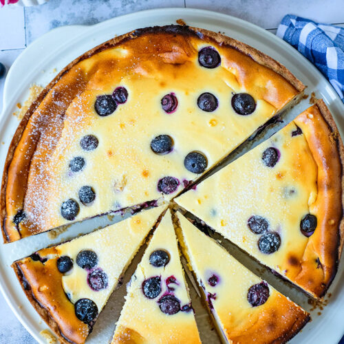 Blaubeer Käsekuchen einfach selber backen | waseigenes.com