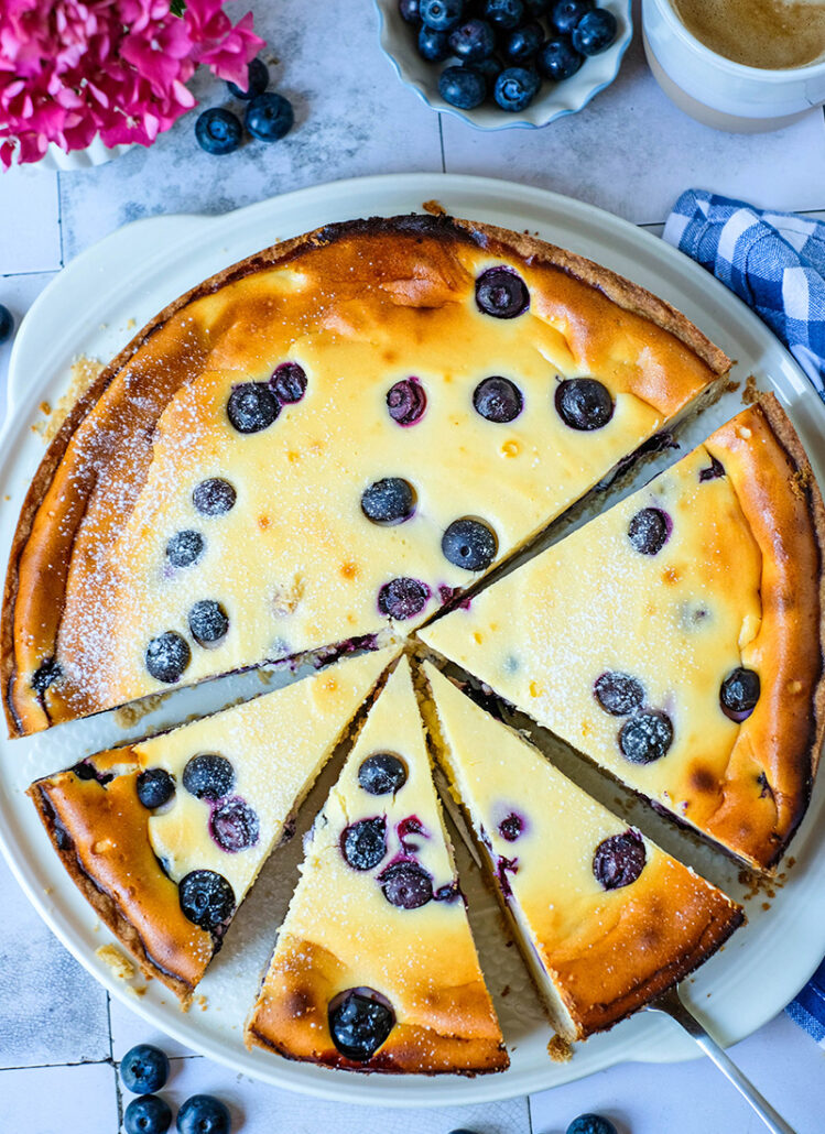 Blaubeer Käsekuchen einfach selber backen | waseigenes.com