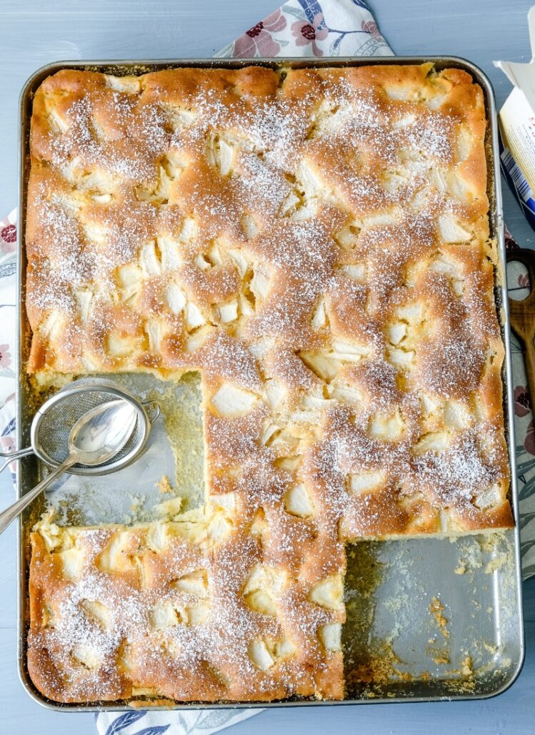 Ruck Zuck Apfelkuchen vom Blech - der Dauerbrenner von waseigenes.com