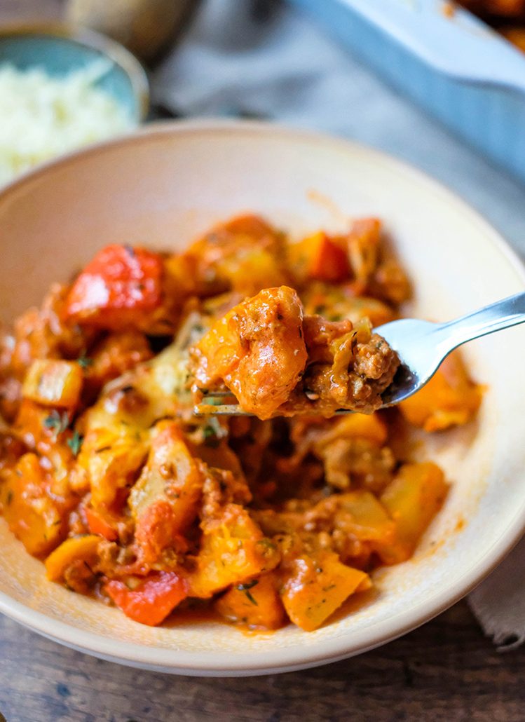 Rezept: Kürbis-Hack-Auflauf mit Kartoffeln - waseigenes.com