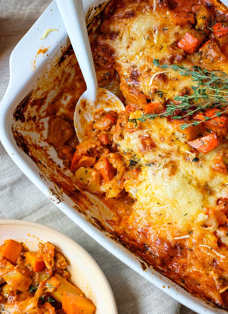 Rezept: Kürbis-Hack-Auflauf mit Kartoffeln - waseigenes.com